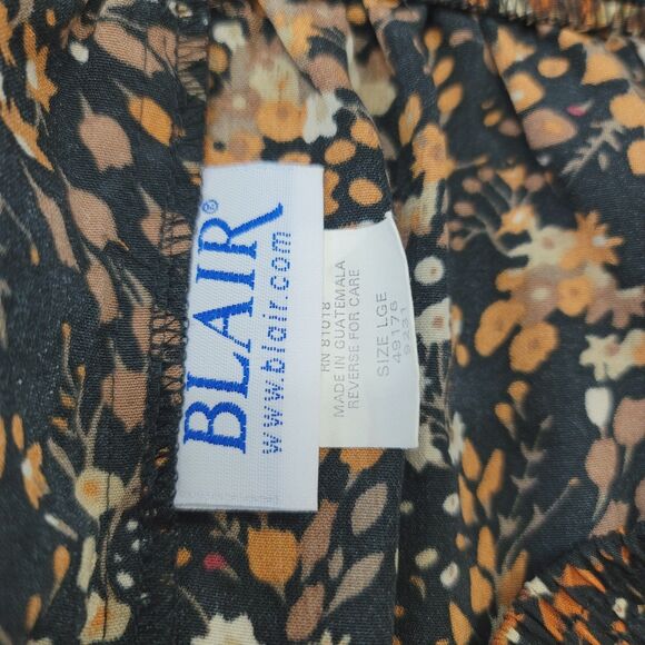 NEW Blair Fall Floral A-line Below Knee/Midi Skirt in Chestnut Size Large - Picture 6 of 9